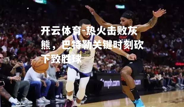 热火击败灰熊，巴特勒关键时刻砍下致胜球